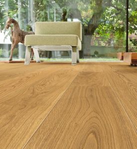 Eg plankegulv klar olie, exklusiv børstet 4V