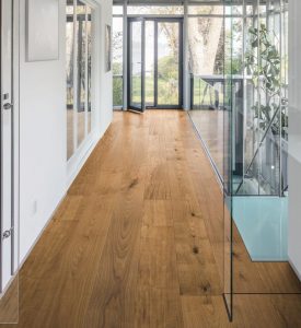 Røget eg plank klar olie, universal børstet - Billede 2