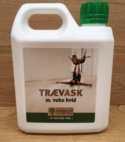 Trævask med voks hvid