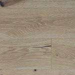 Ege plank rustik børstet hvid matlak, 260 mm