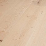 Ege plank natur børstet hvid matlak, 260 mm