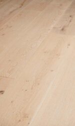 Ege plank natur børstet hvid matlak, 260 mm
