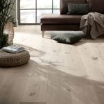 Ege plank rustik børstet invisible matlak, 260 mm